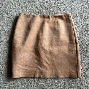 Talula Elegant Tan Suede Women's Skirt